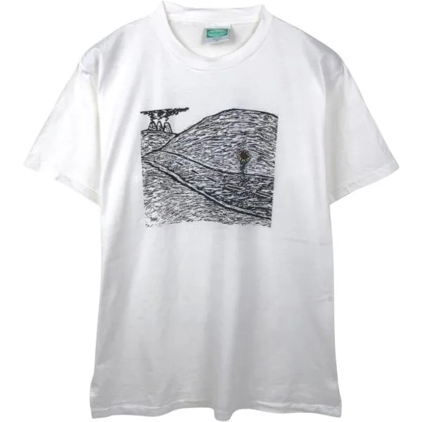 Old clothes 90's PITCH-IN art T-shirt made in USA Men's XL equivalent Vintage /eaa661908