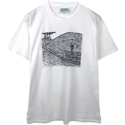 Old clothes 90's PITCH-IN art T-shirt made in USA Men's XL equivalent Vintage /eaa661908