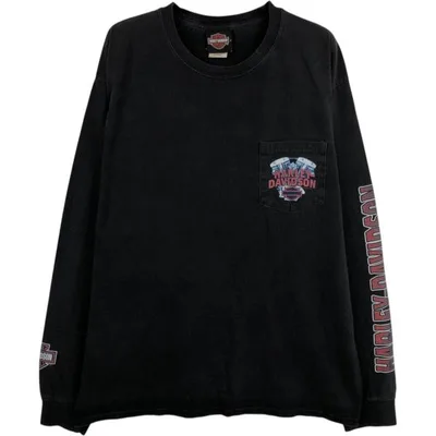 古着 ハーレーダビッドソン Harley-Davidson ロングTシャツ ロンT メンズL相当 /eaa662209