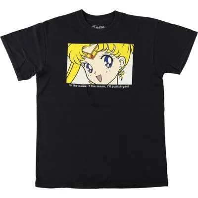古着 Sailor Moon 美少女戦士セーラームーン 月野うさぎ アニメ キャラクタープリントTシャツ メンズM相当 /eaa662485