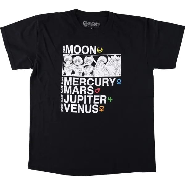 古着 Sailor Moon 美少女戦士セーラームーン アニメ キャラクタープリントTシャツ メンズL相当 /eaa662488