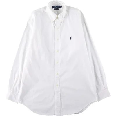 古着 ラルフローレン Ralph Lauren BLAKE 長袖 ボタンダウンシャツ メンズM相当 /eaa662955