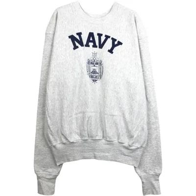 古着 90年代 THE MIDSHIPMEN STORE U.S.NAVY プリントスウェットシャツ トレーナー USA製 メンズXL相当 ヴィンテージ /eaa665389