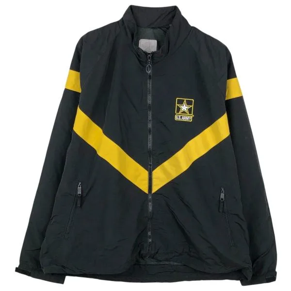 古着 米軍実品 U.S.ARMY IPFU トレーニングジャケット ナイロンジャケット USA製 LARGE / SHORT メンズXL相当 /eaa665896