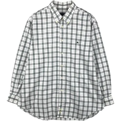 古着 バーバリー Burberry's BURBERRY LONDON 長袖 ボタンダウンチェックシャツ メンズXL相当 /eaa666747