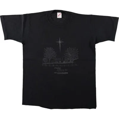 古着 90年代 ジャージーズ Jerzees プリントTシャツ USA製 メンズL相当 ヴィンテージ /eaa667239