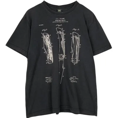 古着 フィルソン FILSON プリントTシャツ USA製 メンズL相当 /eaa667322