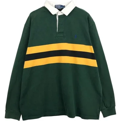 古着 ラルフローレン Ralph Lauren POLO by Ralph Lauren 長袖 ラガーシャツ メンズXL相当 /eaa668825