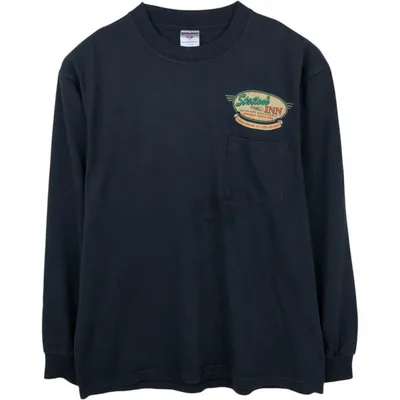 古着 00年代 ジャージーズ Jerzees モーターサイクル ロングTシャツ ロンT メンズL相当 /eaa669176