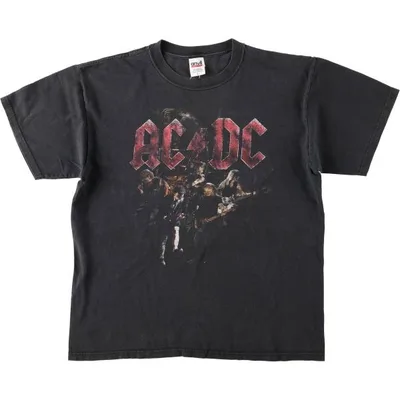 古着 アンビル Anvil AC/DC エーシーディーシー バンドTシャツ バンT メンズL相当 /eaa669696