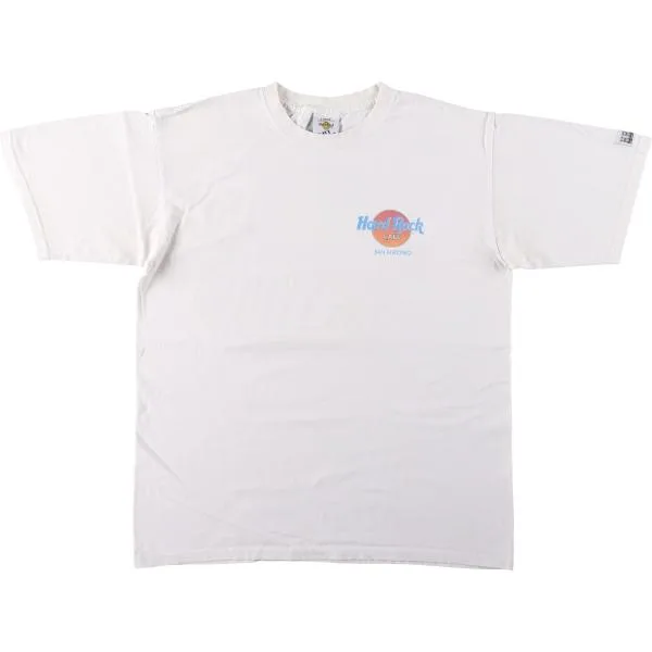 古着 90年代 HARD ROCK CAFE ハードロックカフェ アドバタイジングTシャツ USA製 メンズL相当 ヴィンテージ /eaa669885