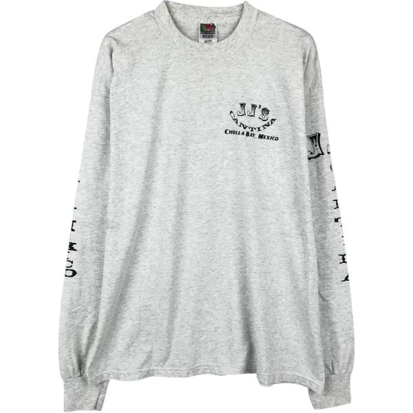 古着 90年代 フルーツオブザルーム FRUIT OF THE LOOM BEST ロングTシャツ ロンT USA製 メンズXL相当 ヴィンテージ /eaa671424