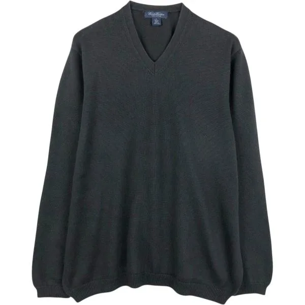古着 ブルックスブラザーズ Brooks Brothers Vネック コットンニットセーター メンズXL相当 /eaa672426