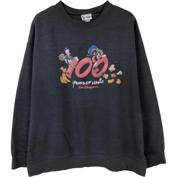 古着 00年代 ディズニー DISNEY キャラクタースウェットシャツ トレーナー メンズXXL相当 /eaa672549