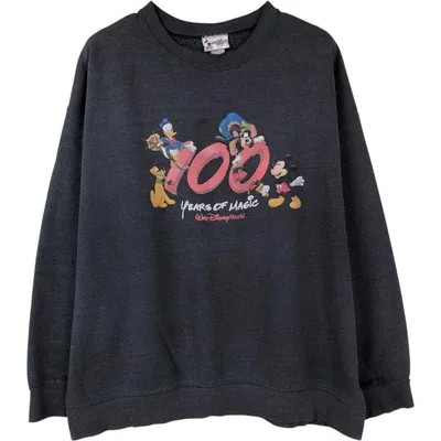 古着 00年代 ディズニー DISNEY キャラクタースウェットシャツ トレーナー メンズXXL相当 /eaa672549