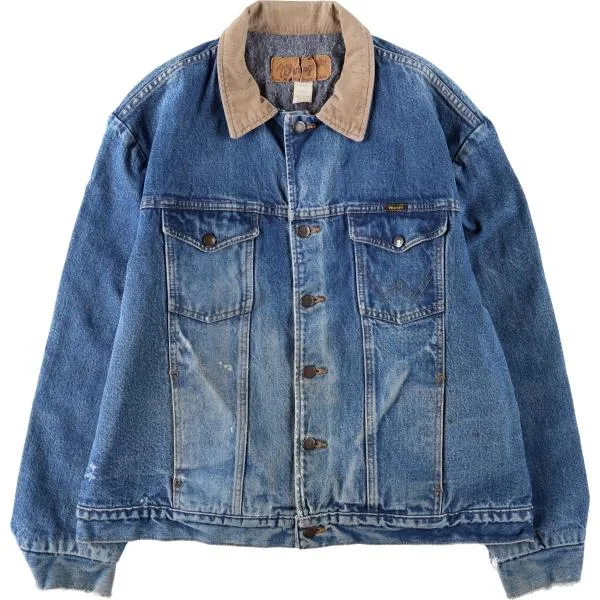 古着 90年代 ラングラー Wrangler デニムジャケット Gジャン USA製 メンズXL相当 ヴィンテージ /eaa672575