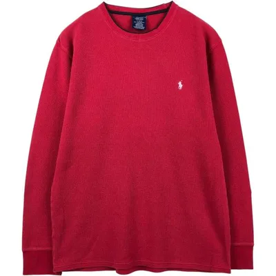 古着 ラルフローレン Ralph Lauren POLO RALPH LAUREN SLEEPWEAR サーマルロンT ワッフル メンズXL相当 /eaa672890