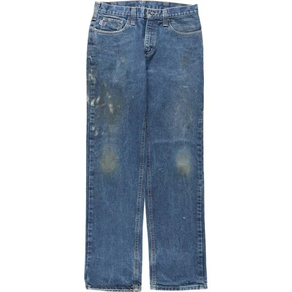 古着 カーハート Carhartt FRシリーズ RELAXED FIT ストレートデニムパンツ メンズw34相当 /eaa672981