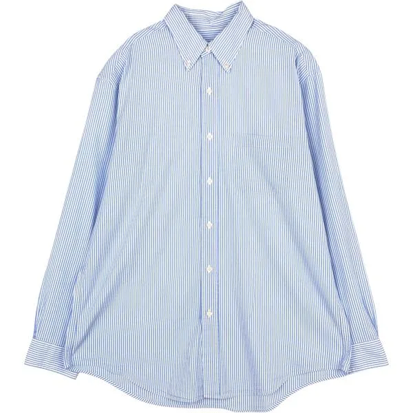 古着 ブルックスブラザーズ Brooks Brothers Est.1818 シアサッカー 長袖 ボタンダウンストライプシャツ メンズL相当 /eaa673038