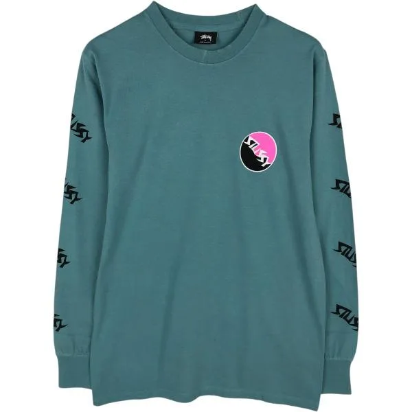 古着 ステューシー STUSSY ロングTシャツ ロンT メンズS相当 /eaa673105