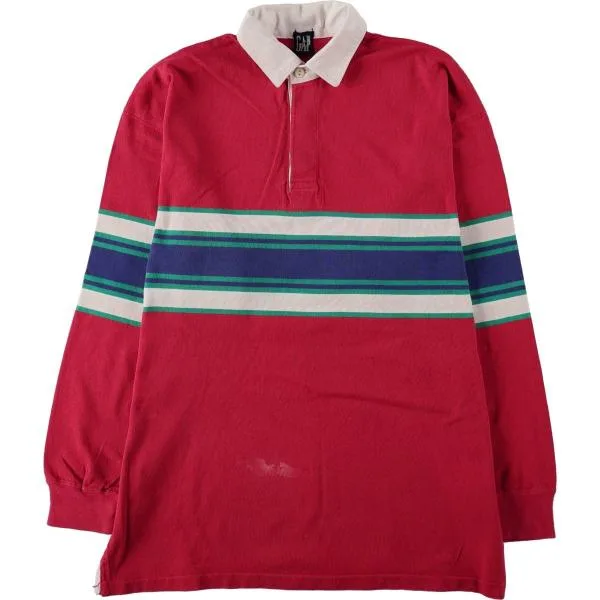 古着 90年代 ギャップ GAP オールドギャップ 長袖 ラガーシャツ メンズL相当 ヴィンテージ /eaa673242