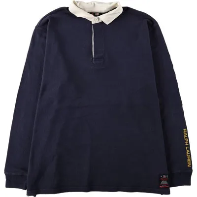 古着 ラルフローレン Ralph Lauren POLO JEANS COMPANY 長袖 ラガーシャツ メンズXXL相当 /eaa673247