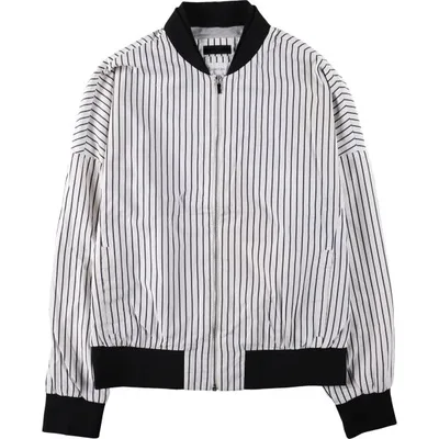古着 00年代~ カルバンクライン Calvin klein ストライプ柄 ブルゾン メンズL相当 /eaa673440