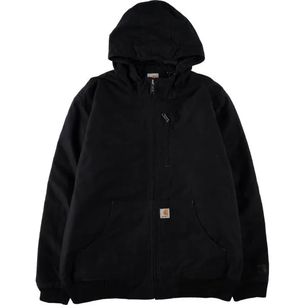 古着 カーハート Carhartt アクティブジャケット中綿入り ダックフルジップパーカー メンズXL相当 /eaa673773
