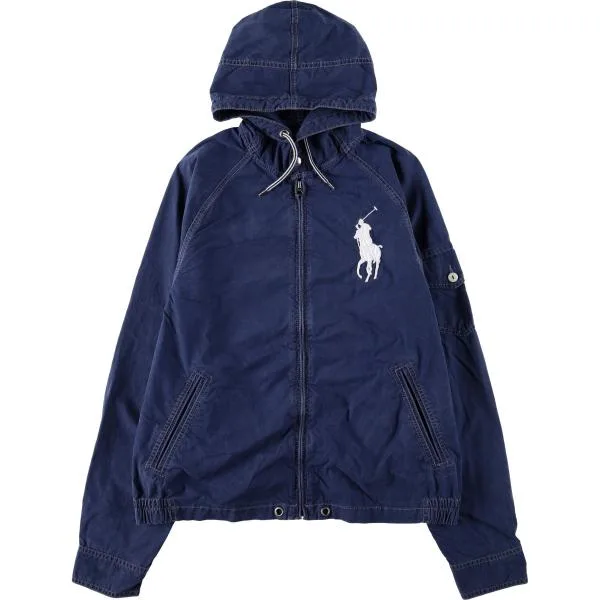 古着 ラルフローレン Ralph Lauren POLO by Ralph Lauren ビックポニー コットンパーカー メンズM相当 /eaa674051