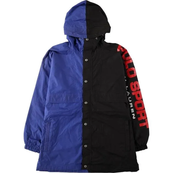 古着 ラルフローレン Ralph Lauren POLO SPORT ポロスポーツ ツートン コットンパーカー メンズXL相当 /eaa674077