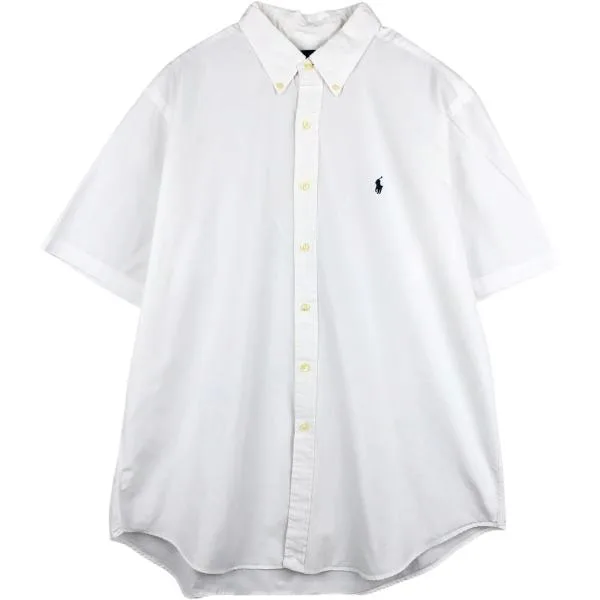 古着 ラルフローレン Ralph Lauren CLASSIC FIT 半袖 ボタンダウンシャツ メンズXL相当 /eaa674507