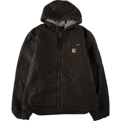 古着 カーハート Carhartt シエラジャケット 中綿入り ダックフルジップパーカー メンズXL相当 /eaa675582