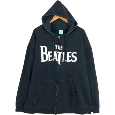 古着 00年代 THE BEATLES ビートルズ バンド スウェットフルジップパーカー メンズXXL相当 /eaa675914