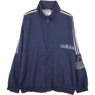 古着 80年代 アディダス adidas トレフォイルロゴ ナイロンジャケット メンズL相当 ヴィンテージ /eaa676208