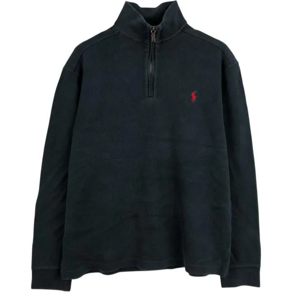 古着 ラルフローレン Ralph Lauren POLO by Ralph Lauren ハーフジップスウェットシャツ トレーナー メンズM相当 /eaa676275