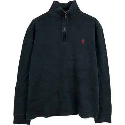 古着 ラルフローレン Ralph Lauren POLO by Ralph Lauren ハーフジップスウェットシャツ トレーナー メンズM相当 /eaa676275