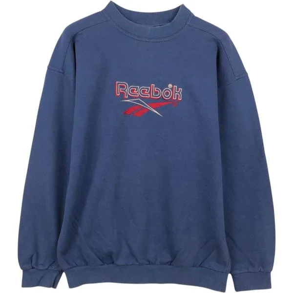古着 90年代 リーボック Reebok ロゴスウェットシャツ トレーナー メンズM相当 ヴィンテージ /eaa676325