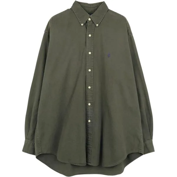 古着 ラルフローレン Ralph Lauren BLAKE 長袖 ボタンダウンシャツ メンズL相当 /eaa676406