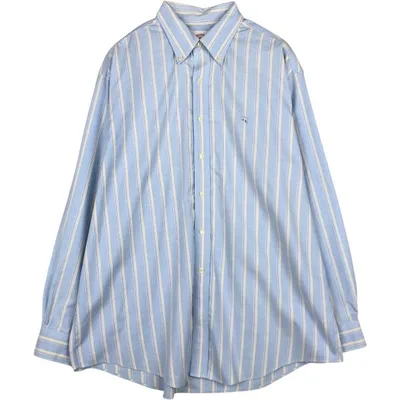 古着 ブルックスブラザーズ Brooks Brothers 346 長袖 ボタンダウンストライプシャツ メンズXL相当 /eaa676460