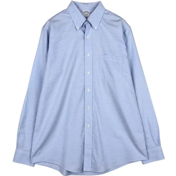 古着 ブルックスブラザーズ Brooks Brothers REGENT 長袖 ボタンダウンチェックシャツ メンズL相当 /eaa676463