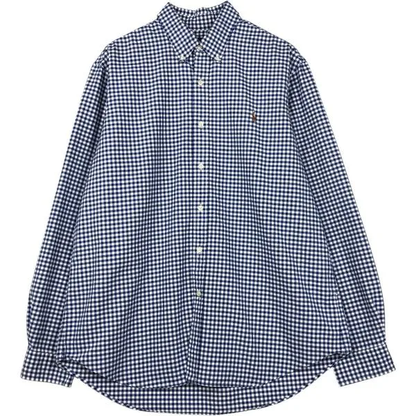 古着 ラルフローレン Ralph Lauren 長袖 ボタンダウンチェックシャツ メンズXL相当 /eaa676519