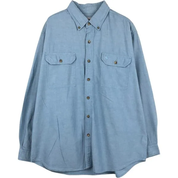 古着 カーハート Carhartt 長袖 ボタンダウン ワークシャツ メンズXL相当 /eaa676628
