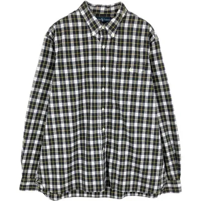 古着 ラルフローレン Ralph Lauren 長袖 ボタンダウンチェックシャツ メンズXL相当 /eaa676747
