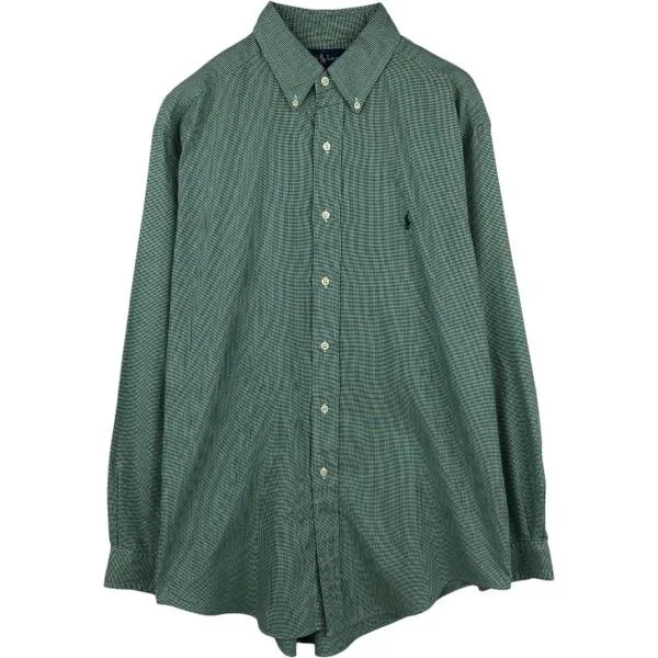 古着 ラルフローレン Ralph Lauren YARMOUTH 長袖 ボタンダウンシャツ メンズL相当 /eaa676751