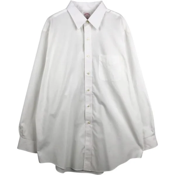 古着 ブルックスブラザーズ Brooks Brothers 346 長袖 コットンシャツ メンズXL相当 /eaa676845