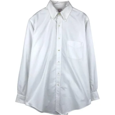 古着 ブルックスブラザーズ Brooks Brothers Est.1818 長袖 ボタンダウンシャツ USA製 メンズM相当 /eaa676879
