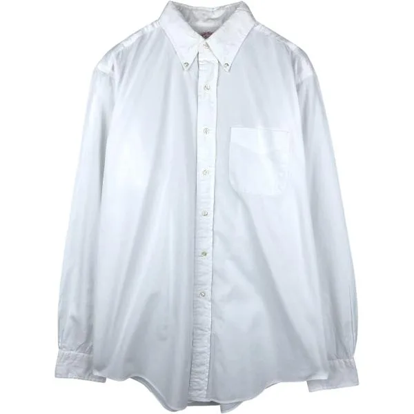 古着 ブルックスブラザーズ Brooks Brothers Est.1818 長袖 ボタンダウンシャツ USA製 メンズL相当 /eaa676880