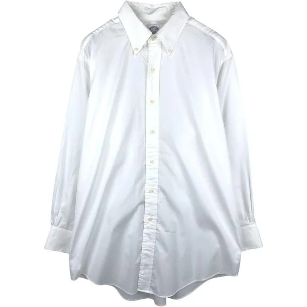 古着 ブルックスブラザーズ Brooks Brothers Est.1818 長袖 ボタンダウンシャツ USA製 メンズL相当 /eaa676881