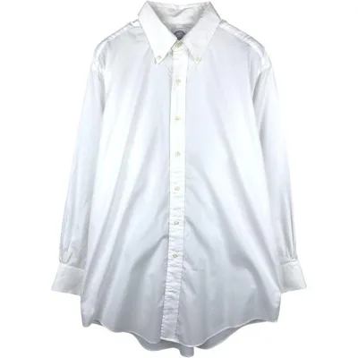 古着 ブルックスブラザーズ Brooks Brothers Est.1818 長袖 ボタンダウンシャツ USA製 メンズL相当 /eaa676881