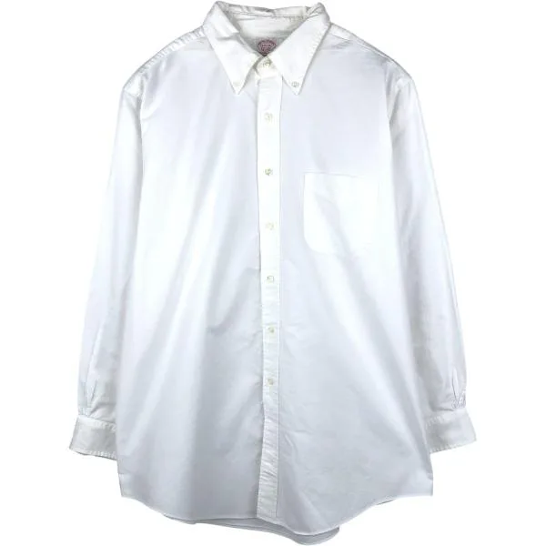 古着 ブルックスブラザーズ Brooks Brothers Est.1818 長袖 ボタンダウンシャツ USA製 メンズXL相当 /eaa676882